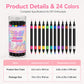 📢Surprise Price: Only £8.99!!!⏰️ 24‑Colour Dual‑Ended Nail Art Pens ✨ DIY Salon‑Perfect Nails At Home