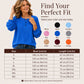 🔥60% OFF! Women's Casual Waffle Knit Sweatshirt Loose Long‑Sleeve Button Neck Pullover