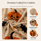 🎁Halloween Hot Sale 50% OFF🎃Women’s Halloween Pumpkin & Bat Print Batwing Open‑Knit Sweater, Loose Fit Festive Fall Pullover Top