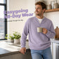 ⏳LAST DAY SALE 60% OFF !!📢Men's Waffle‑Knit Henley Long‑Sleeve Shirt, Casual Loose Fit Layered Pullover Tee For Daily Wear