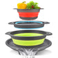 ⏳LAST DAY SALE 60% OFF !! 🥗 3-Piece Collapsible Colander Set with Draining Base – Space-Saving Kitchen Strainers for Fruits, Pasta & Vegetables