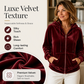 🎉This Week's Special Sales - 60% OFF🍁Women's Velvet Zip-Up Hooded Sweatshirt