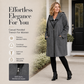 ⌛Limited-Time 60% OFF  🧥 Women's Hooded Mid‑Length Jacket, Double Zipper Casual Long Coat With Pockets