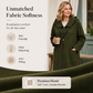 ⌛Limited-Time 60% OFF  🧥 Women's Hooded Mid‑Length Jacket, Double Zipper Casual Long Coat With Pockets