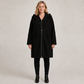 ⌛Limited-Time 60% OFF  🧥 Women's Hooded Mid‑Length Jacket, Double Zipper Casual Long Coat With Pockets