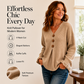 🍂 This Week's Special Sales - 60% OFF✨👚 Women’s V-Neck Knit Jumper – Flattering, Cosy & Effortlessly Chic