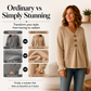 🍂 This Week's Special Sales - 60% OFF✨👚 Women’s V-Neck Knit Jumper – Flattering, Cosy & Effortlessly Chic