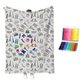 🎉This Week's Special Sales - 60% OFF✨Creative Cozy Coloring Blanket Kit | Washable Colouring Throw With Markers