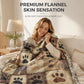 🐶LIMITED‑TIME 60% OFF! 🐾Cute Paw Print Soft Flannel Blanket – Snuggly, Warm, Lovely Home Decor 🛌