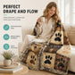 🐶LIMITED‑TIME 60% OFF! 🐾Cute Paw Print Soft Flannel Blanket – Snuggly, Warm, Lovely Home Decor 🛌