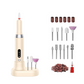 🔥Limited-Time 60% OFF  💅 Cordless Electric Nail Drill with Charging Base, Professional Nail File Kit