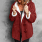 🎉This Week's Special Sales 60% OFF 🧥 Women’s Hooded Suede Duffle Coat, Warm Plush Fleece Lined Winter Jacket