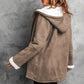 🎉This Week's Special Sales 60% OFF 🧥 Women’s Hooded Suede Duffle Coat, Warm Plush Fleece Lined Winter Jacket