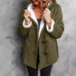 🎉This Week's Special Sales 60% OFF 🧥 Women’s Hooded Suede Duffle Coat, Warm Plush Fleece Lined Winter Jacket