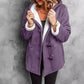 🎉This Week's Special Sales 60% OFF 🧥 Women’s Hooded Suede Duffle Coat, Warm Plush Fleece Lined Winter Jacket