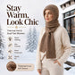 ❄️ Early Winter Hot Sale 60% OFF🧣 Women's Integrated Plush Knitted Hooded Scarf