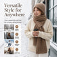 ❄️ Early Winter Hot Sale 60% OFF🧣 Women's Integrated Plush Knitted Hooded Scarf