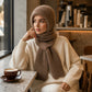 ❄️ Early Winter Hot Sale 60% OFF🧣 Women's Integrated Plush Knitted Hooded Scarf