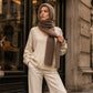 ❄️ Early Winter Hot Sale 60% OFF🧣 Women's Integrated Plush Knitted Hooded Scarf
