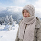 ❄️ Early Winter Hot Sale 60% OFF🧣 Women's Integrated Plush Knitted Hooded Scarf