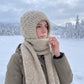 ❄️ Early Winter Hot Sale 60% OFF🧣 Women's Integrated Plush Knitted Hooded Scarf