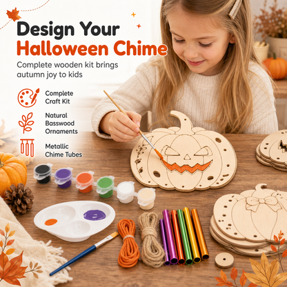 👻Halloween Special Sale 60% OFF🎃Halloween Wooden Pumpkin DIY Craft Kit