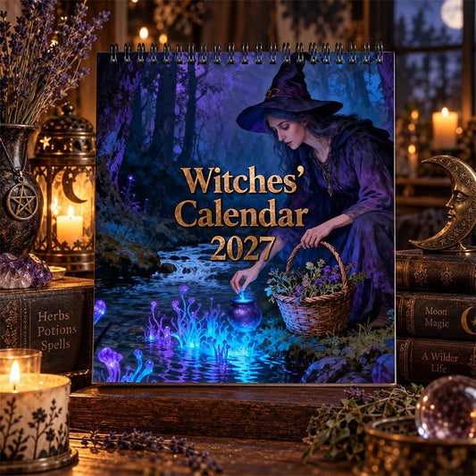 🎉This Week's Special Sales - 60% OFF✨🔮 Mystical Witches Calendar 2027