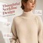🍂Autumn Hot Sale 60% OFF🔥Women's Cozy Turtleneck Knit Sweater Dress | Cozy Fall‑Winter Loose Mini Knit Dress