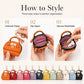 ⏳LAST DAY SALE 60% OFF !!📢  👛 Mini Shell Bag Keychain PU Leather Lipstick Coin Purse
