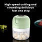 🔥Last Day Hot Sale 60%🔥USB Rechargeable Mini Electric Garlic Grinder, Portable Food Chopper for Garlic, Onion, Veggie