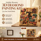 💎 Early Christmas Hot Sale 50% OFF🖼️ 3D Diamond Art Painting Kit for Adults, Full Drill DIY Gem Art Craft Set, Beginner Friendly Home Wall Decor Gift 🌿