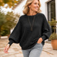 🎉This Week's Special Sales - 60% OFF✨👚Women’s Oversized Ribbed Knit Sweater – Soft Warm Relaxed‑Fit Pullover for Autumn Winter Daily Outfits
