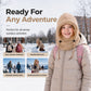 🖤Black Friday Hot Sale 50% OFF♟️Kids Fleece Balaclava Hat, Windproof Thermal One Piece Hood Scarf, Adjustable Drawstring Full Face Neck Warmer for Boys Girls, Winter Outdoor Ski Cycling Hat