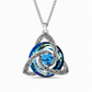 ⏳LAST DAY SALE 60% OFF !! 🌀Women's Celtic Knot Birthstone Pendant Necklace📿