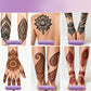 ⏳LAST DAY SALE 60% OFF !!📢Complete 3-Color Henna Tattoo Kit