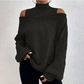 🍂Autumn Hot Sale 60% OFF🔥Women’s Fashion High Neck Off-Shoulder Knit Sweater