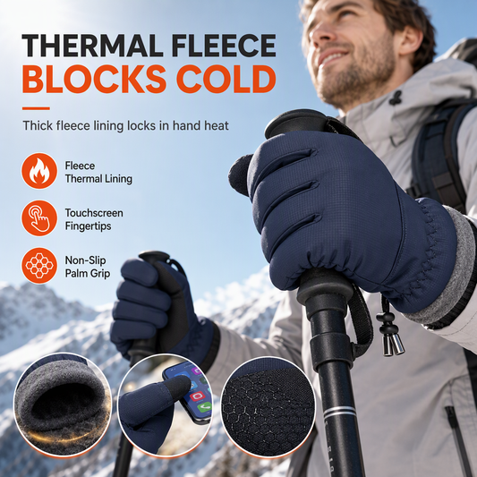 ⏳LAST DAY SALE 60% OFF !!📢Winter Thermal Gloves for Men and Women | Windproof Cold‑Resistant Touch‑Screen Non‑Slip Gloves for Cycling & Outdoor Sports🧤