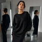 🎉This Week's Special Sales - 53% OFF✨Women's Waffle Knit Loose‑Fit Sweatshirt | Casual Long‑Sleeve Pullover Top👚