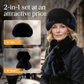 🎉This Week's Special Sales - 50% OFF✨ Winter Plush Scarf & Hat Set –Full Head & Neck Coverage, Blocks Severe Cold 🧣❄️