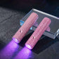 🎁Halloween Hot Sale 50% OFF🎃Portable Handheld UV LED Nail Curing Light, Bling Rhinestone Gel Nail Dryer with Digital Timer Display, Rechargeable Mini Nail Lamp for Salon & Home DIY