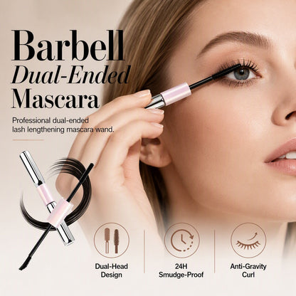 🎁Christmas Hot Sale 50% OFF🎅Dual-Ended Waterproof Volumizing Mascara, 24H Smudge Proof Lash Mascara, Lengthening & Curling Anti-Gravity Lashes👁️