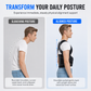 🎉This Week's Special Sales - 50% OFF✨🧍 Adult Posture Corrector Back Brace, Adjustable Shoulder Lumbar Support to Improve Slouching and Reduce Back Discomfort