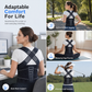 🎉This Week's Special Sales - 50% OFF✨🧍 Adult Posture Corrector Back Brace, Adjustable Shoulder Lumbar Support to Improve Slouching and Reduce Back Discomfort
