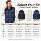 🎉This Week's Special Sales - 60% OFF✨Men's Stand Collar Padded Gilet, Windproof Thermal Sleeveless Winter Vest, Warm Outerwear
