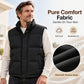 🎉This Week's Special Sales - 60% OFF✨Men's Stand Collar Padded Gilet, Windproof Thermal Sleeveless Winter Vest, Warm Outerwear
