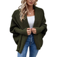 🖤Black Friday Hot Sale 50% OFF♟️Women's Oversized Batwing Sleeve Chunky Knit Cardigan, Shawl Collar Open Front Loose Knitted Sweater Coat for Autumn Winter🧥