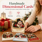 🎅Christmas HOT SALE🎄 50% OFF | DIY 3D Christmas Greeting Cards – 6-Piece Rhinestone Craft Set