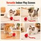 🖤Black Friday Hot Sale 50% OFF🐱Smart Automatic Rolling Cat Toy Ball with Rope🐶