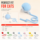 🖤Black Friday Hot Sale 50% OFF🐱Smart Automatic Rolling Cat Toy Ball with Rope🐶