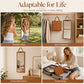 🖤Black Friday Hot Sale 50% OFF♟️Portable Folding Full-Length Mirror, Hanging Tri-Fold Dressing Mirror for Travel & Small Rooms🪞